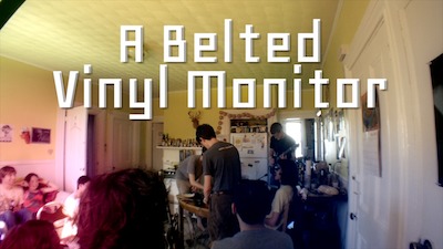 A Belted Vinyl Monitor